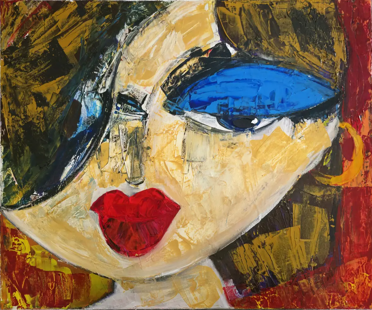 “Giving Shade” — painting by Tera Thornton on display at Capital Dental Group