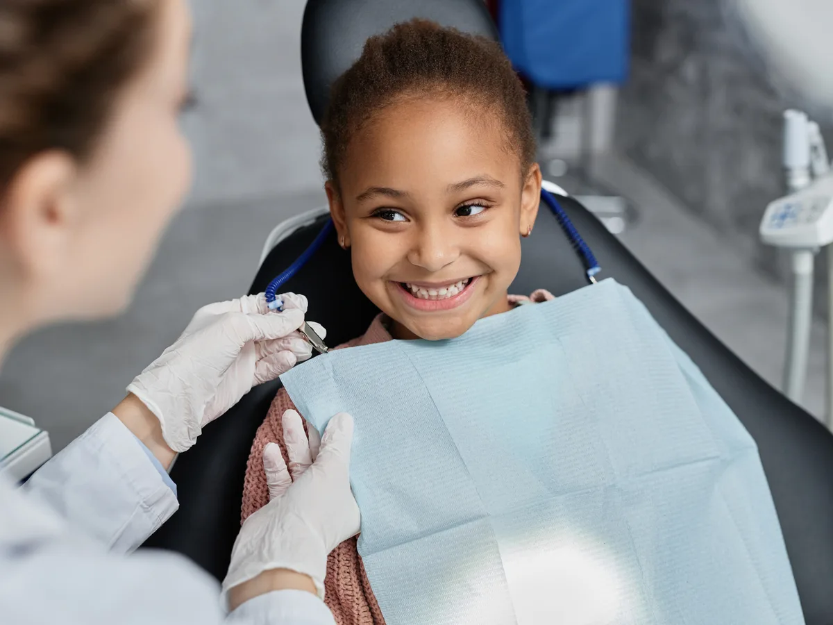 A child's first dental visit at Capital Kids